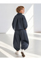 Boy's Tracksuit Set Modal Anthracite Elf Model - 5