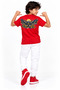 Ukraine Brave Spirit Trident & Eagle Graphic Kids T-Shirt - 3