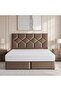 KYROS KING BED 180X200 CM - BROWN - 2