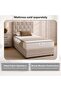 AETHER SINGLE BED 100X200 CM - BEIGE - 6