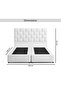AETHER KING BED 180X200 CM - WHITE - 8