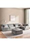 ELDRO CORNER SOFA SET - GREY - 8