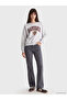 Harvard Printed Oversize Women's Thick Sweatshirt - 2