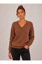 Women's V-Neck Knitwear Sweater 27K12309-12