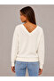 Women's V-Neck Knitwear Sweater 27K12309-16 - 3