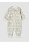 Alita City Lcw Baby Ecru 1.6 Tog Patterned Baby Boy Sleeping Bag with a Difference