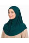 Ladies Printed Hijab for Women – Elegant Modest Islamic Headscarf with Subtle Floral Pattern - 2