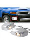 Car Fog Light, 2pcs Front Fog Light Assembly Halogen Driving Lamp Replacement for FJ Cruiser XJ10 2007‑2014 - 8
