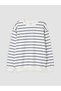 Crew Neck Striped Boy's Sweatshirt