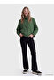 High Collar Oversize Women's Coat - 3