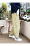 Baggy Single Pleated 100% Cotton Trousers Khaki 267030 - 4