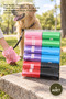 1 Piece Dog Waste Bag – Solid Color, Durable Walking Bag, Apparatus Compatible, 30 cm X 21 Cm, Dog Waste Bags, Poop Bags