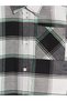 I Checked Out from Freezen Store Checkered Embroidered Boys' Shirt - 3