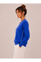 Women's V-Neck Knitwear Sweater 27K12319-11 - 2