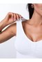 Bargemon Model Lower and Upper Abdominal Effective Sports Corset Women's Athlete White Color - 3