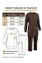 Stone Print Detailed Low-Sleeve Oyşho Top-Bottom Set - 3
