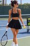 Günaylar Short Skirt Tennis Skirt Athlete's Skirt Stretchy Flared Pleated Skirt