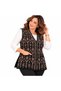 V-Neck Floral Detail Mother's Vest