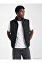 Regular Fit Stand Collar Men's Puffer Vest