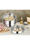 Steel Ravioli Pot 24 cm with Induction Base - 2