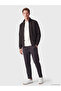 Men's Zippered Sweatshirt with Stand Collar - 2