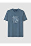 Crew Neck Printed Men's T-Shirt
