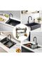 2-Tier Over Sink Dish Drying Rack – Adjustable & Detachable Kitchen Drainer Space-Saving Design for Efficient Drying Perfect for Kitchen Counter Organization - 4