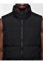 Regular Fit Stand Collar Men's Puffer Vest - 3