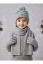 4-8 Years Old 3-Piece Set for Boys: Scarf, Gloves, and Hat with Fleece Inside