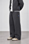 Men's Basic Panda Baggy Sweatpants Smoked - 2