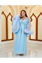 Special Design Elegant Butterfly Detailed 2-Piece Long Dressing Gown and Nightgown Set (Boxed) - 3