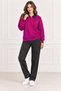 Women's Denim Shirt Collar Long Sleeve Oversize Knitwear Sweater - 7