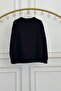 Flower Stone Embroidered Sweatshirt on the Front - 5