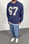 67 Printed Boxy Fit Sweatshirt - 6