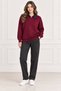 Women's Denim Shirt Collar Long Sleeve Oversize Knitwear Sweater