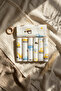 100% Cotton Yellow Car Patterned Baby Mouth Wipes Set - 7-Piece Soft Textured Set with Ecological Gift Box - 4