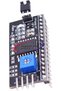 3 قطع شاشة LCD1602 1602 مع محول واجهة تسلسلية TWI SPI، شاشة LCD 1602 بإضاءة خلفية زرقاء - 4