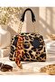 Savanna Bag Leopard Patterned Bag with Chain Detail