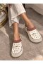 Woman's beige slipper - 2