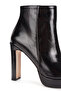 Shiny Platform Sole Thick High Heeled Women's Boots - 3