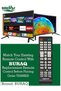 جهاز التحكم عن بعد لتلفزيون فوجي ستار LCD LED أسود - 3