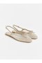 Alita City Lcw Steps Beige Straw Women's Flat Shoes
