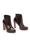 Shiny Platform Sole Thick High Heeled Women's Boots