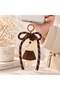 Milky Mocha Knitted Figured Bag and Phone Charm - 2