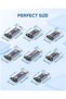 مجموعة محولات USB من 8 قطع، محولات USB لأجهزة متعددة، متوافقة مع Micro/Mini USB، وإضاءة لايتنينج. - 7