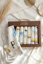 100% Cotton Yellow Car Patterned Baby Mouth Wipes Set - 7-Piece Soft Textured Set with Ecological Gift Box