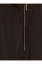 Two Mt Shop Quality Lcw Studio Brown Dobby Plain Loose & Baggy Women's Tunic - 6