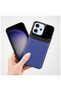 Oppo Reno14 F Compatible Case Lens Leather Case Navy Blue - 3