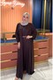 2-Piece Comfortable Dress Set Bitter Brown - 2