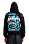 Metallica Snake Pit Printed Black Oversize Hoodie Sweatshirt - 8
